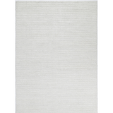 Halo White Braided Pattern Wool Blend Rug