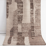 Isla Natural Ivory Block Abstract Wool Rug