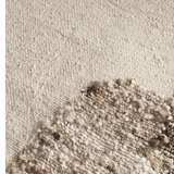 Isla Natural Ivory Block Abstract Wool Rug