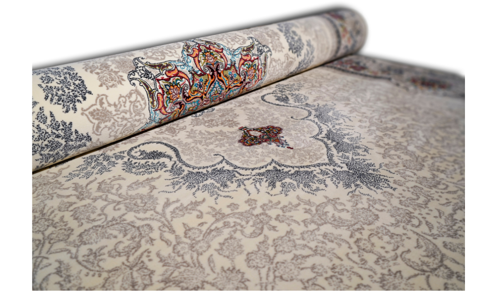 Hive Cream Ornate Medallion Hallway Runner in 100 CM Wide