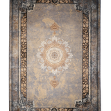 Hive Beige Medallion Traditional Rug