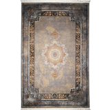 Hive Beige Medallion Traditional Hallway Runner in 80 CM Wide