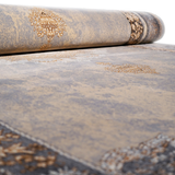 Hive Beige Medallion Traditional Hallway Runner in 80 CM Wide