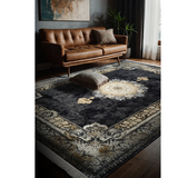 Hive Navy Medallion Traditional Hallway Runner in 100 CM Wide
