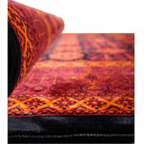 Hive Red Floral Pattern Traditional Rug