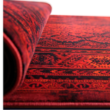 Hive Red Lattice Floral Transitional Hallway Runner in 80 CM Wide