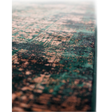 Hive Green Distressed Tribal Medallion Hallway Runner in 80 CM Wide