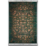 Hive Green Oriental Transitional Rug