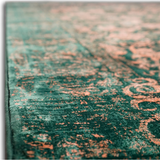 Hive Green Oriental Transitional Rug