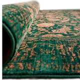 Hive Green Oriental Transitional Rug