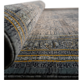 Hive Midnight Geometric Medallion Rug