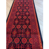 Hive Red Floral Pattern Traditional Hallway Runner in 80 CM Wide
