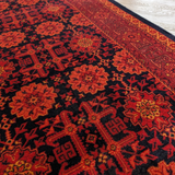 Hive Red Floral Pattern Traditional Hallway Runner in 80 CM Wide