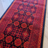 Hive Red Floral Pattern Traditional Hallway Runner in 80 CM Wide