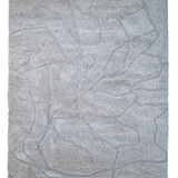Jazz Beige Abstract Waves Shaggy Rug