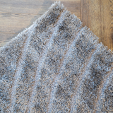 Jazz Vizon Curved Lines Textured Shaggy Rug