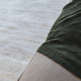 Jazz Cream Beige Textured Lines Modern Shaggy Rug