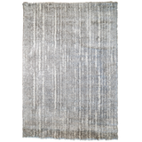 Jazz Grey Soft Linear Texture Shaggy Rug