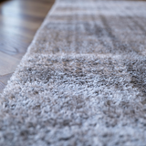 Jazz Grey Soft Linear Texture Shaggy Rug