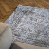 Jazz Grey Soft Linear Texture Shaggy Rug