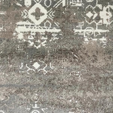 Kira Beige Grey Distressed Oriental Transitional Rug