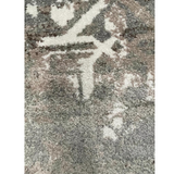 Kira Beige Grey Distressed Oriental Transitional Rug