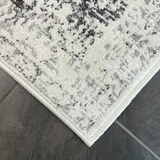 Kira Grey Medallion Diamond Transitional Rug