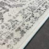 Kira Grey Medallion Diamond Transitional Rug