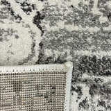 Kira Grey Medallion Diamond Transitional Rug