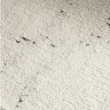 Isla Ivory Grey Abstract Swirl Loop Lines Wool Rug