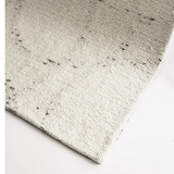 Isla Ivory Grey Abstract Swirl Loop Lines Wool Rug