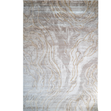 Larisa Cream Beige Marble Flow Rug