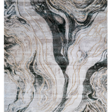 Larisa Cream Green Marble Flow Rug