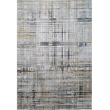 Larisa Charcoal Grey Modern Crosshatch Rug