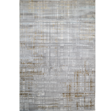 Larisa Light Grey Modern Crosshatch Rug