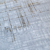 Larisa Light Grey Modern Crosshatch Rug