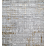 Larisa Light Grey Modern Crosshatch Rug