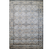 Larisa Charcoal Grey Tribal Transitional Rug