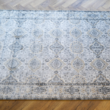 Larisa Charcoal Grey Tribal Transitional Rug