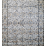 Larisa Charcoal Grey Tribal Transitional Rug