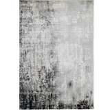 Larisa Charcoal Grey Washed Abstract Rug