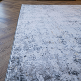 Larisa Charcoal Grey Washed Abstract Rug