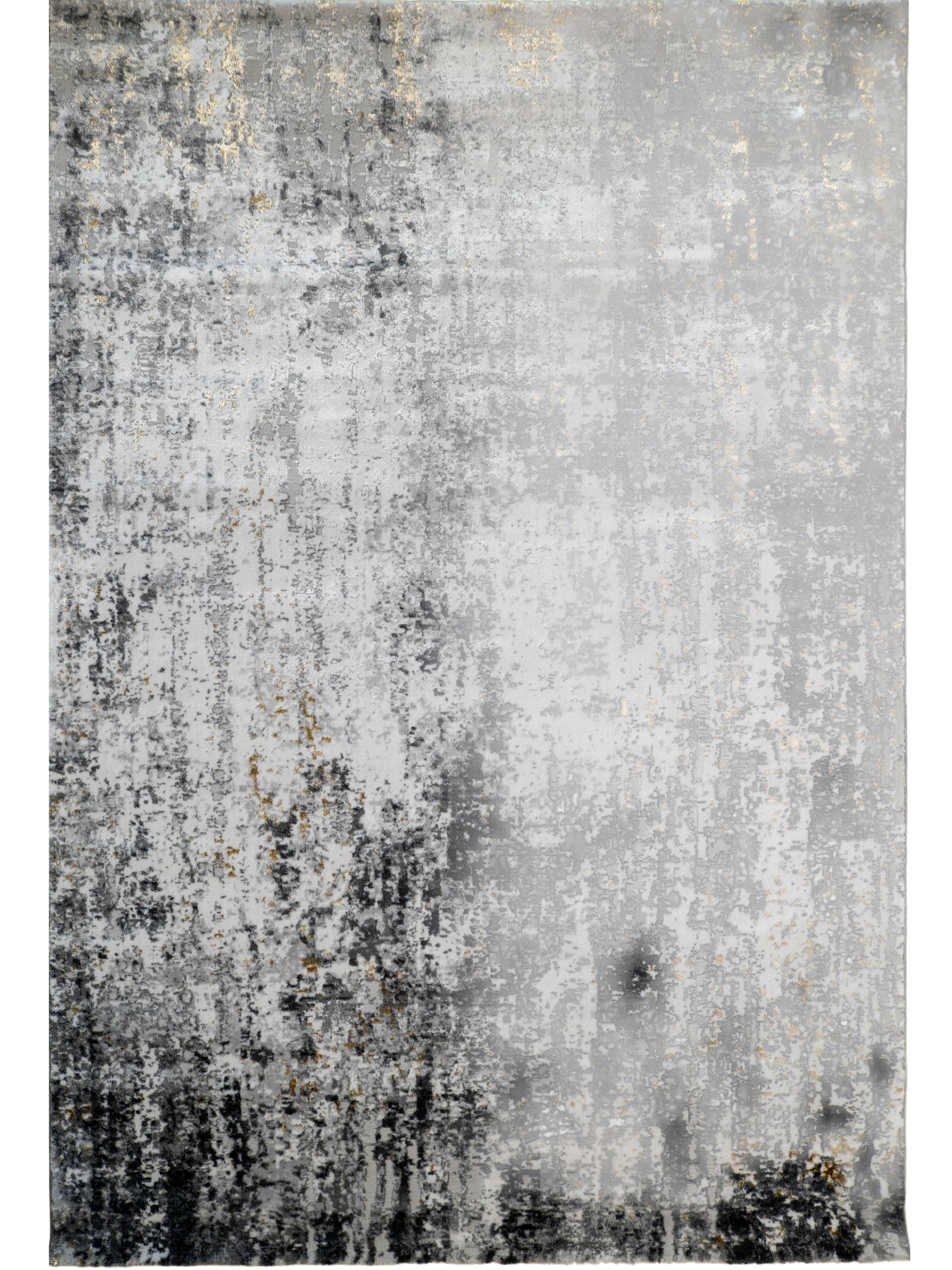 Larisa Charcoal Grey Washed Abstract Rug