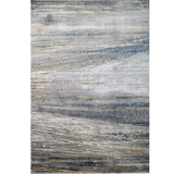 Larisa Grey Blue Modern Striped Texture Rug