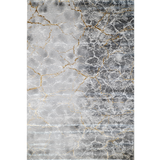 Larisa Grey Marble Quartz Crackle Rug