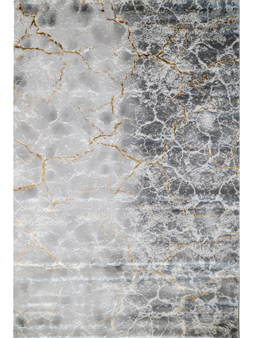 Larisa Grey Marble Quartz Crackle Rug