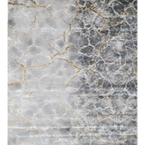Larisa Grey Marble Quartz Crackle Rug