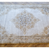 Larisa Cream Gold Traditional Medallion Rug