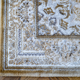 Larisa Cream Gold Traditional Medallion Rug