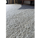 Isla Grey Ivory Boucle Wool Rug